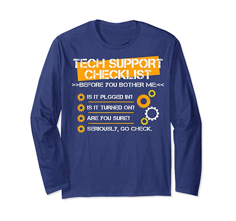 Order Now Funny Tech Support Checklist Sysadmin Hotline Engineers Gift Order Now Funny Tech Support Checklist Sysadmin Hotline Engineers Gift
