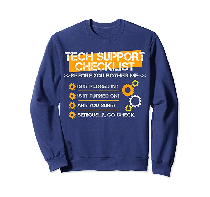 Order Now Funny Tech Support Checklist Sysadmin Hotline Engineers Gift Order Now Funny Tech Support Checklist Sysadmin Hotline Engineers Gift