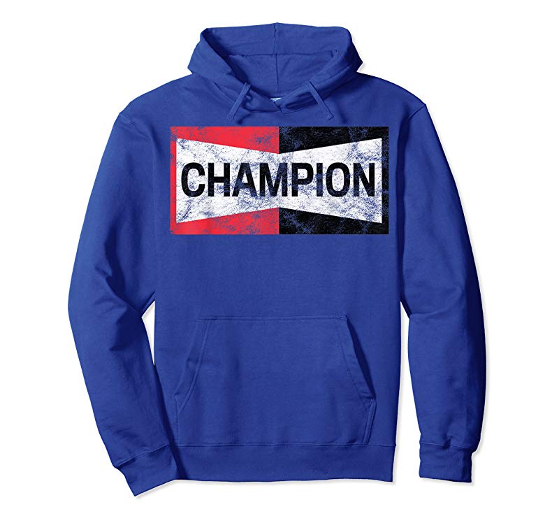 Cool Distressed Champion Motor Sports Retro Spark Plug Gift T