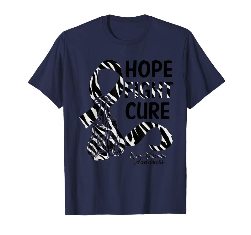 Trending Hope Fight Cure Zebra Ribbon Rare Disease Awareness T-Shirt Trending Hope Fight Cure Zebra Ribbon Rare Disease Awareness T-Shirt