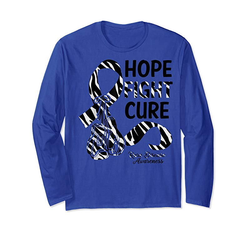 Trending Hope Fight Cure Zebra Ribbon Rare Disease Awareness T-Shirt Trending Hope Fight Cure Zebra Ribbon Rare Disease Awareness T-Shirt