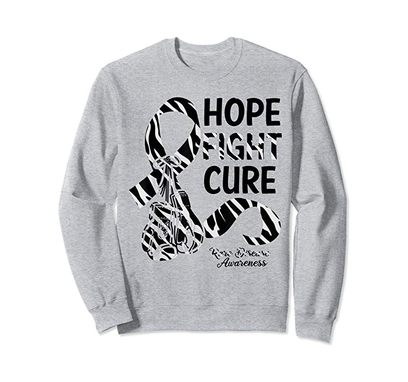 Trending Hope Fight Cure Zebra Ribbon Rare Disease Awareness T-Shirt Trending Hope Fight Cure Zebra Ribbon Rare Disease Awareness T-Shirt