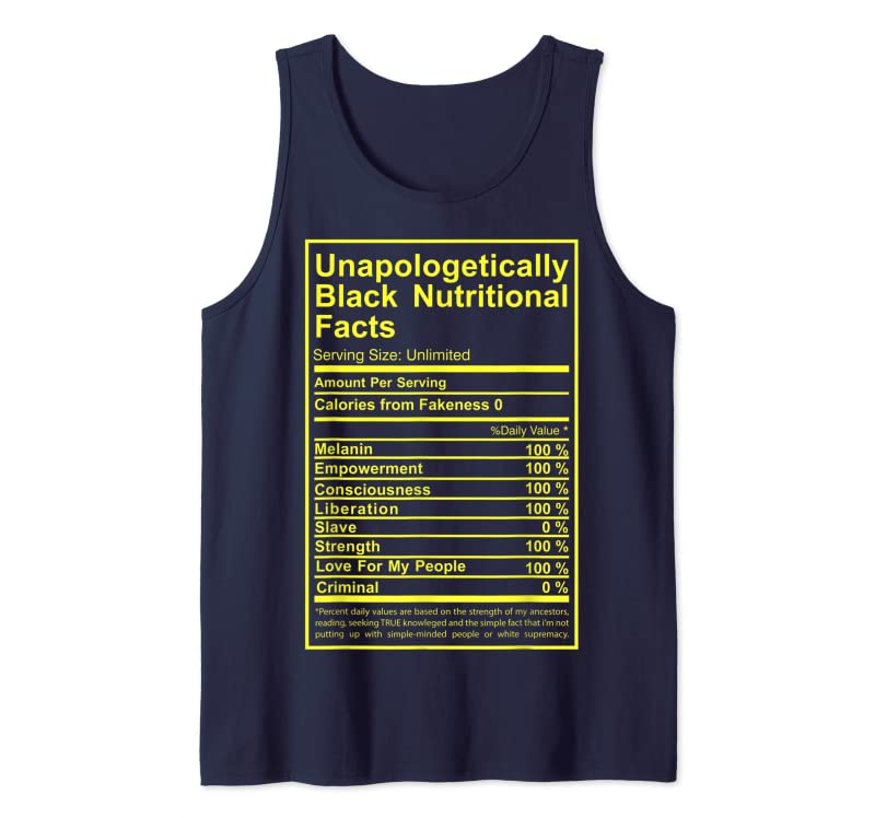 Trending Unapologetically Black Nutritional Facts T-Shirt Trending Unapologetically Black Nutritional Facts T-Shirt