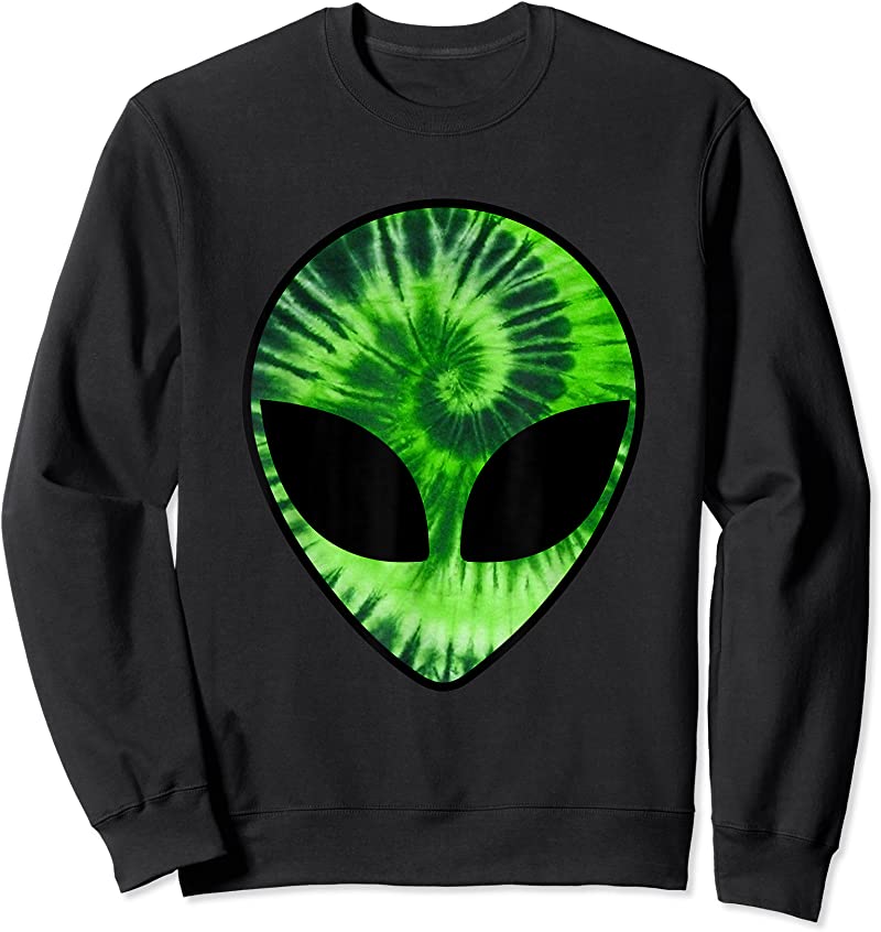 Best Alien Head Green Glow Party Rave Men And Women T Shirts - Tees.Design