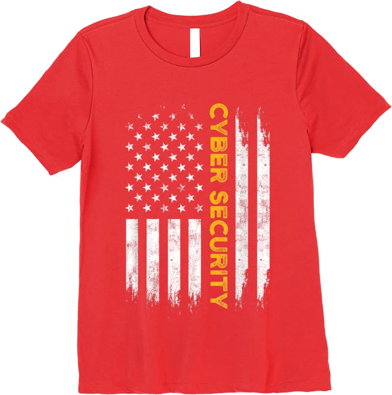Cool Cybersecurity It Analyst Us Art Certified Tech Security Da1 T Shirts Red