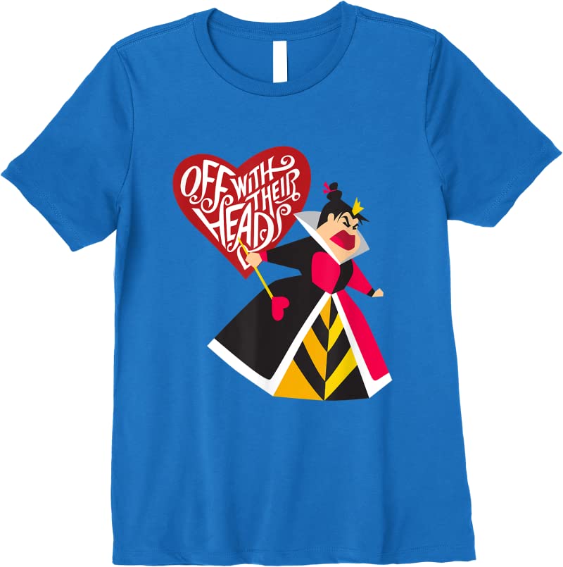 New Alice In Wonderland Queen Of Hearts Off With Their Heads T Shirts ...
