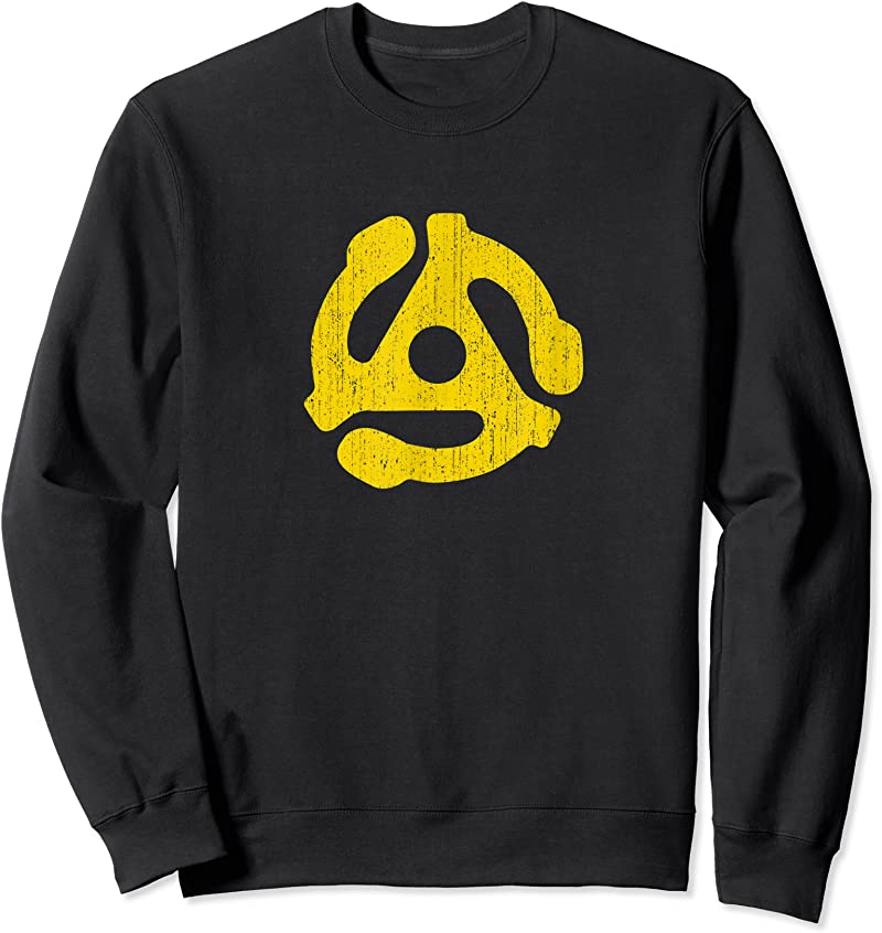 Perfect 45 Rpm Record Adapter Vintage Turntable Yellow Rough T Shirts ...