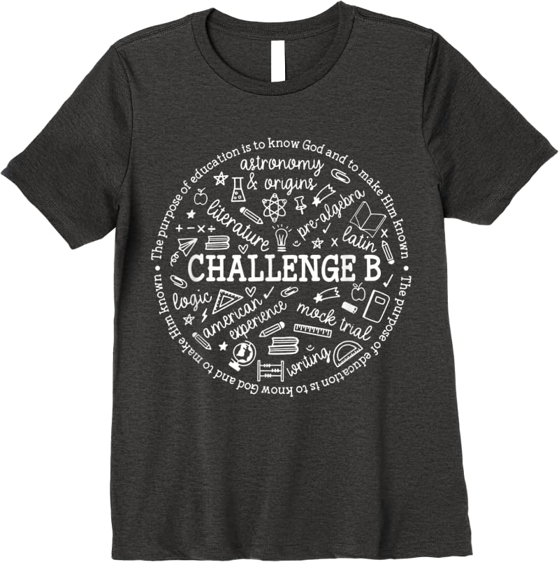 Shop Classical Conversations Student Community Challenge B T Shirts Dark Heather