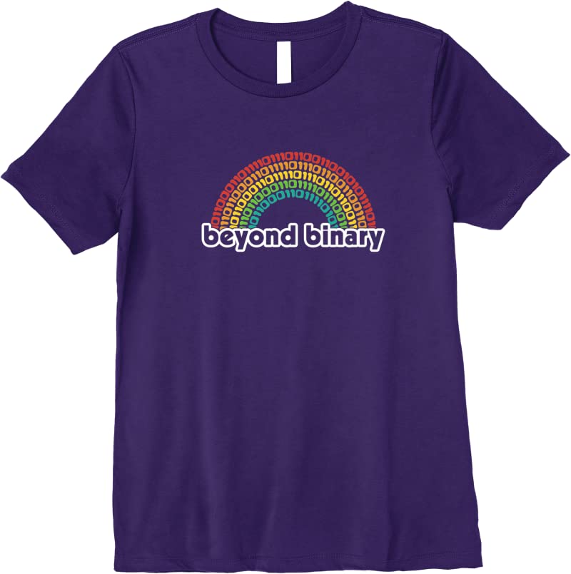 Trending Code Org Short Sleeve Beyond Binary T Shirts Purple