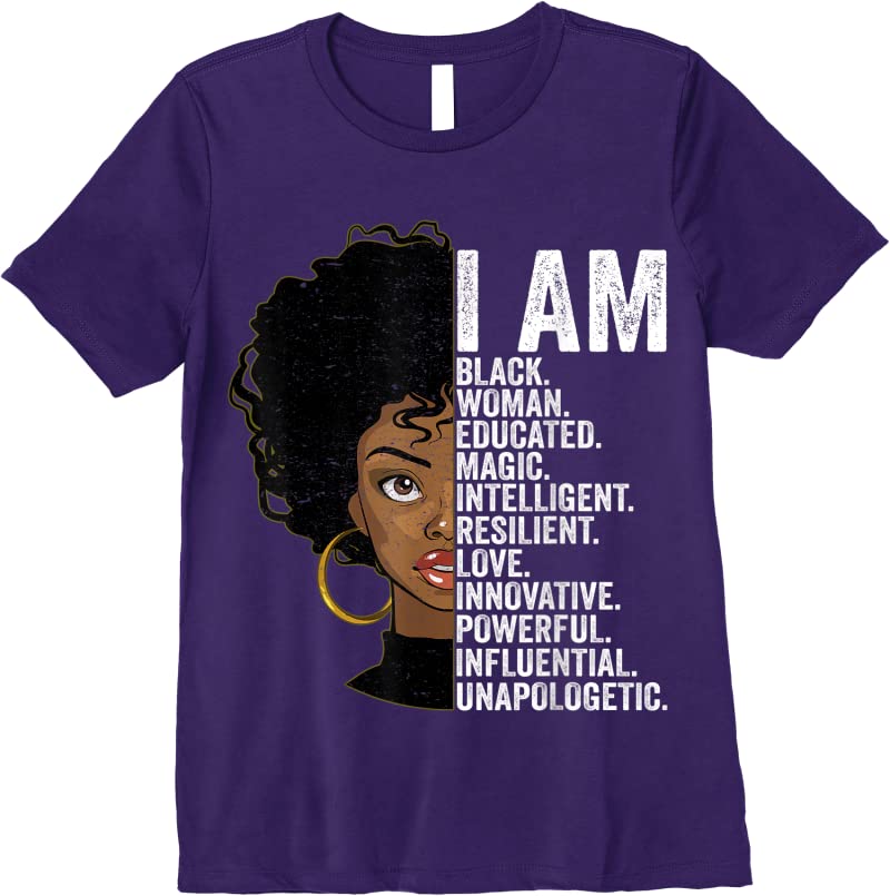 Trends Black History Month For Women Black African American T Shirts ...