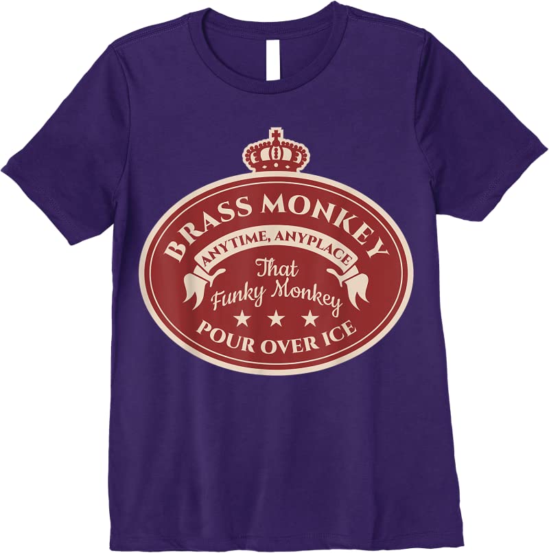 Trends Brass Monkey T Shirts Purple