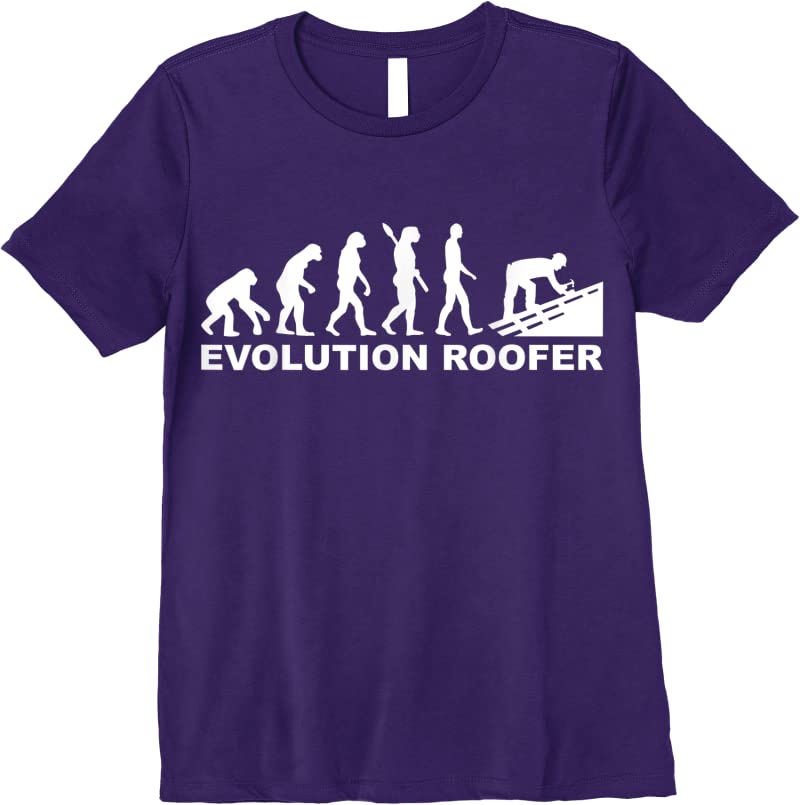 Trends Evolution Roofer T Shirts Purple