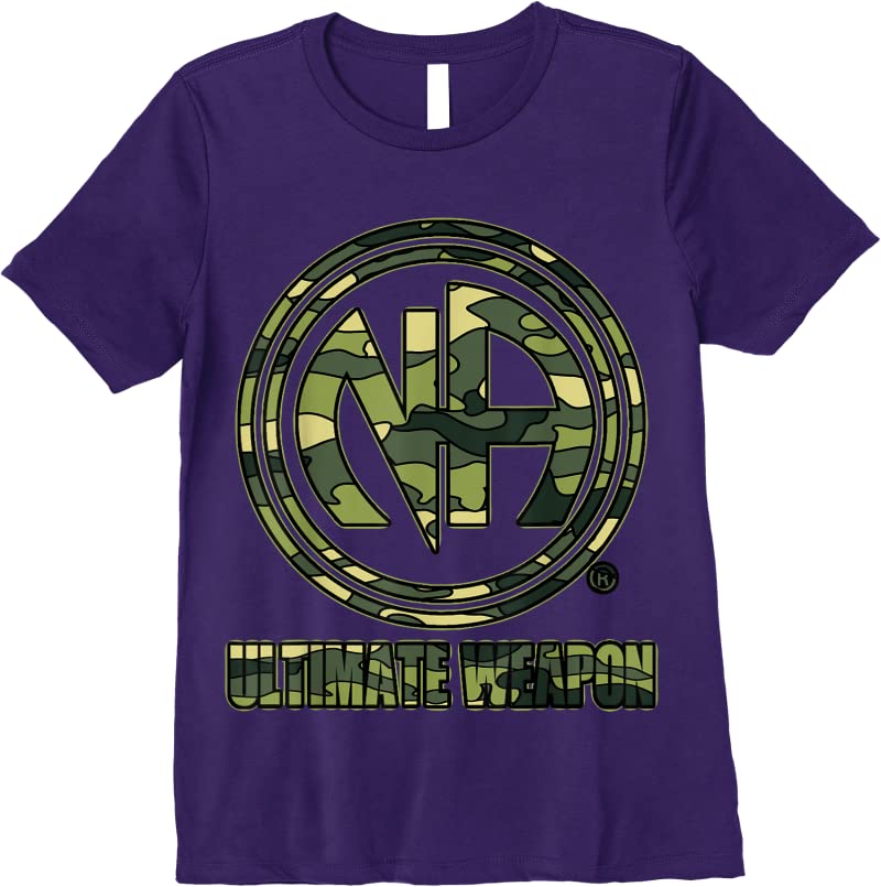 Unisex Narcotics Anonymous Camo Ultimate Weapon Na T Shirts - Tees 