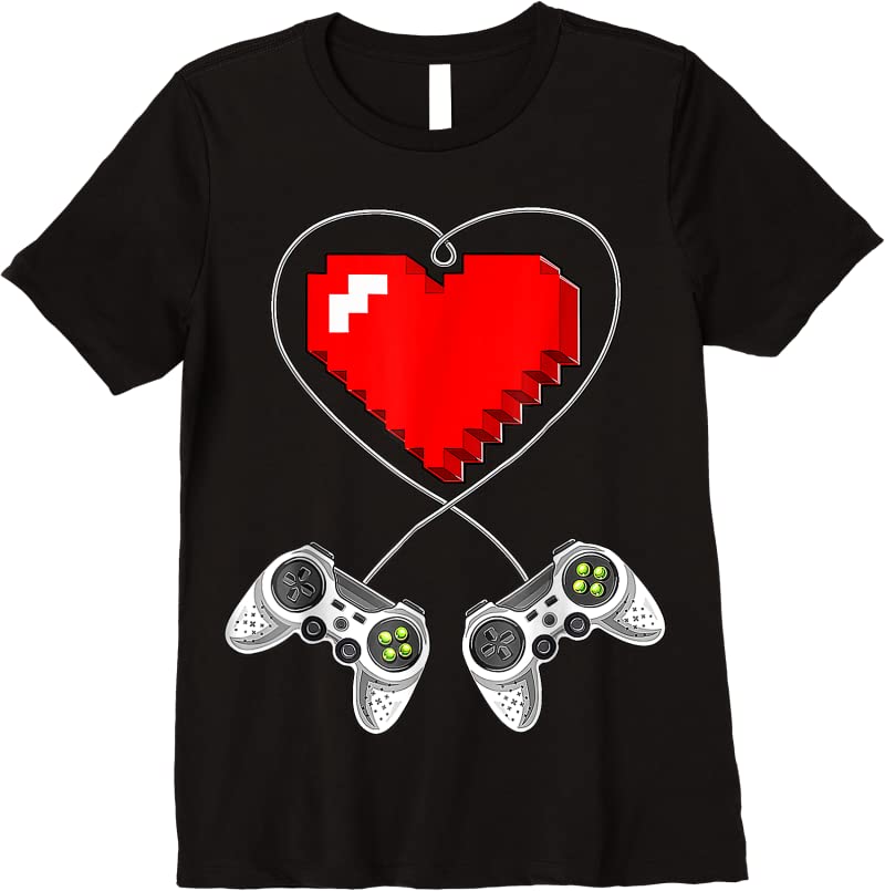 Best Valentines Day Video Game Controller Heart Gamer Gift Boys T ...