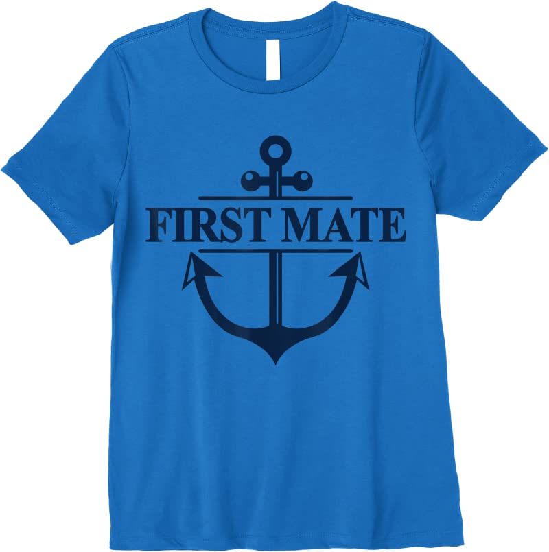 Deal Captain First Mate Matching Set Pontoon Boat Sailing T Shirts ...