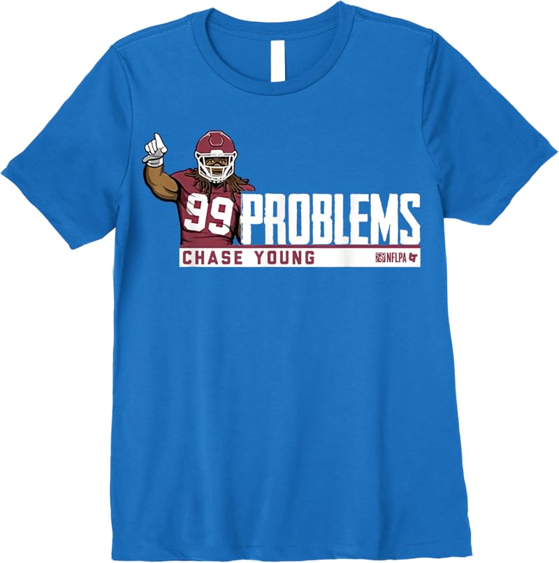 Chase-Young-99-Problems T-Shirt Royal Blue