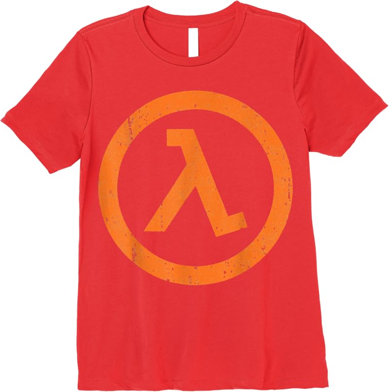 Half Life Lambda Symbol T-Shirt Red