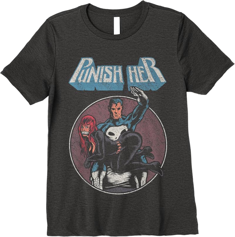 Punish Her T-Shirt Dark Heather