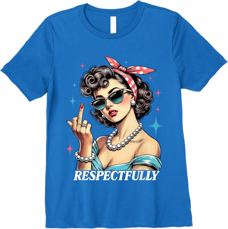 Respectfully T-Shirt Royal Blue