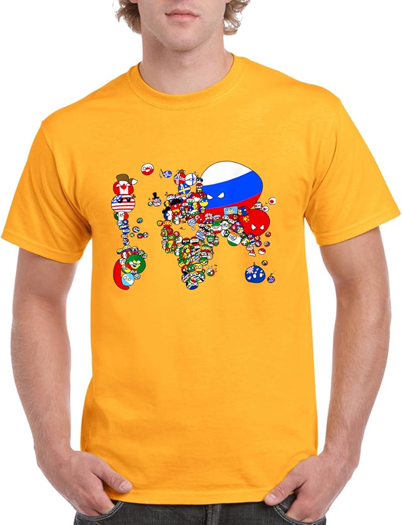 Countryballs Map Of The World T-Shirt - Tees.Design