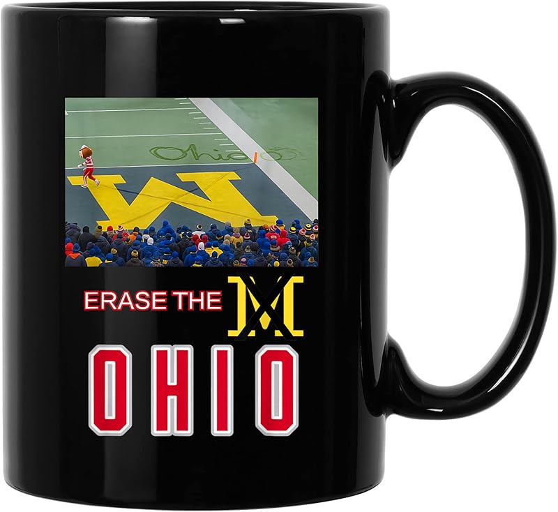 Football Rivalry Design Erase The M Funny Rivalry Football Crowd Art T-Shirt - Tees.Design