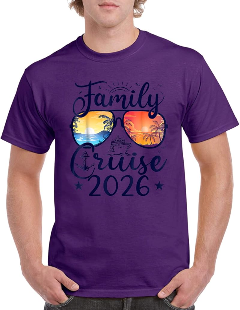 Family Cruise 2026 Summer Vacation Matching Family Cruise T-Shirt ...