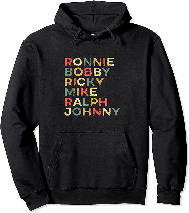 Vintage 80s Rap T-Shirt Ronnie Bobby Ricky Mike Ralph Johnny - Tees.Design