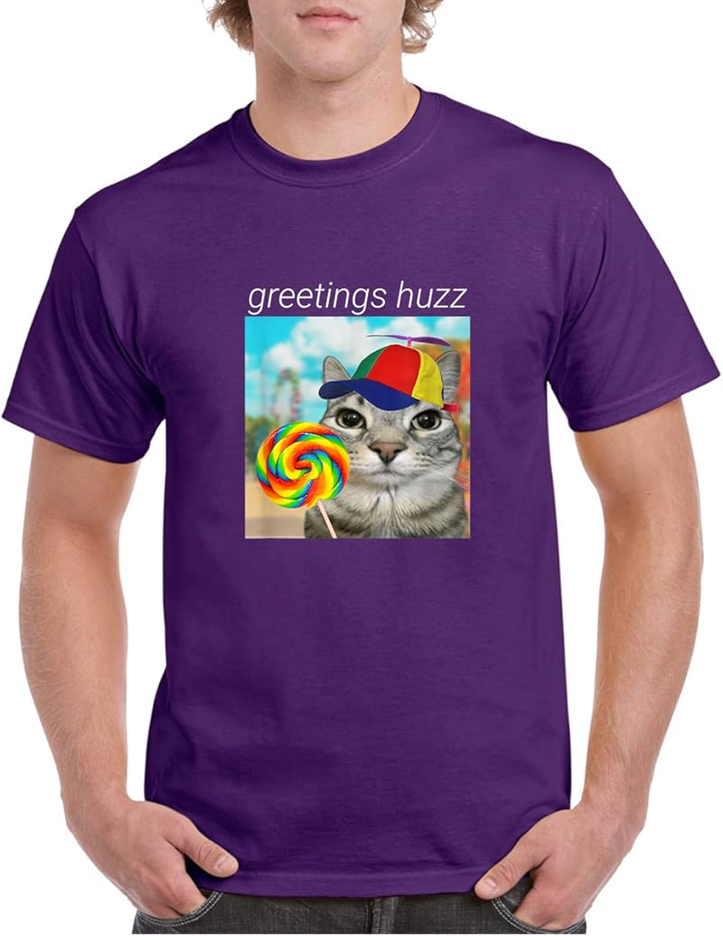 Greetings Huzz Funny Gen Z Gen Alpha Slang Meme T-Shirt - Tees.Design