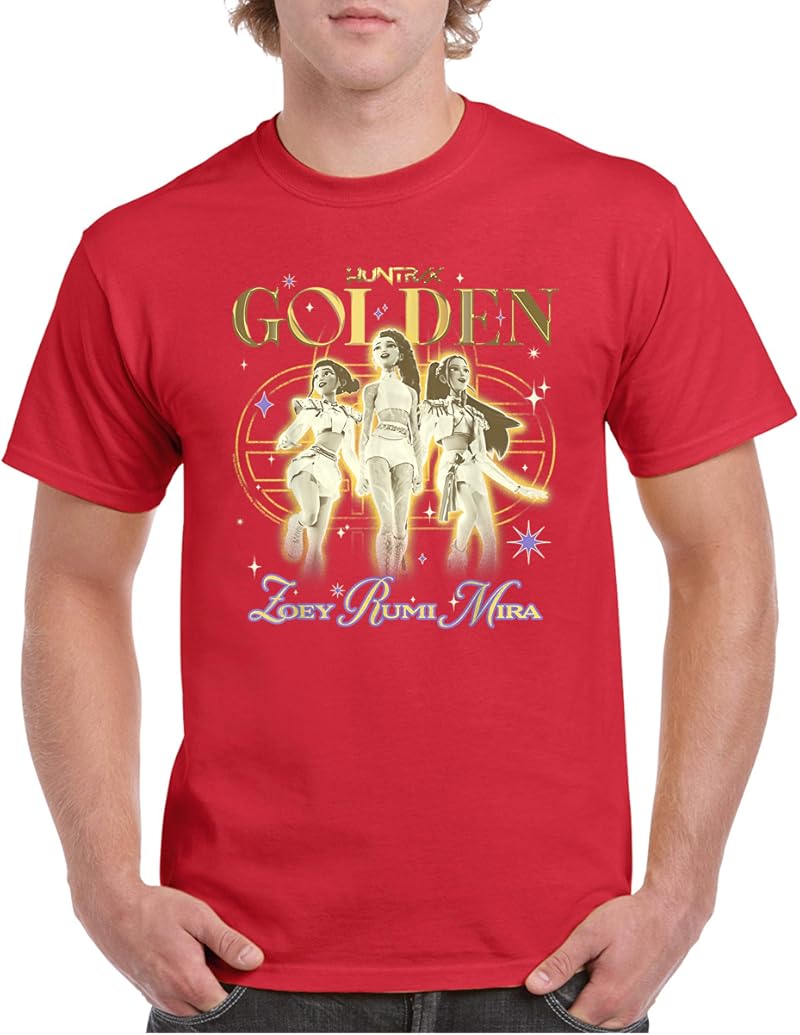 Huntrix Golden Zoey Rumi Mira Retro T-Shirt - Tees.Design