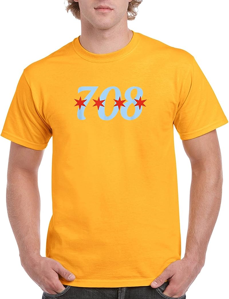 Area Code 708 Chicago Flag South Suburbs IL 708 Area Code T-Shirts: Show Your Pride ...