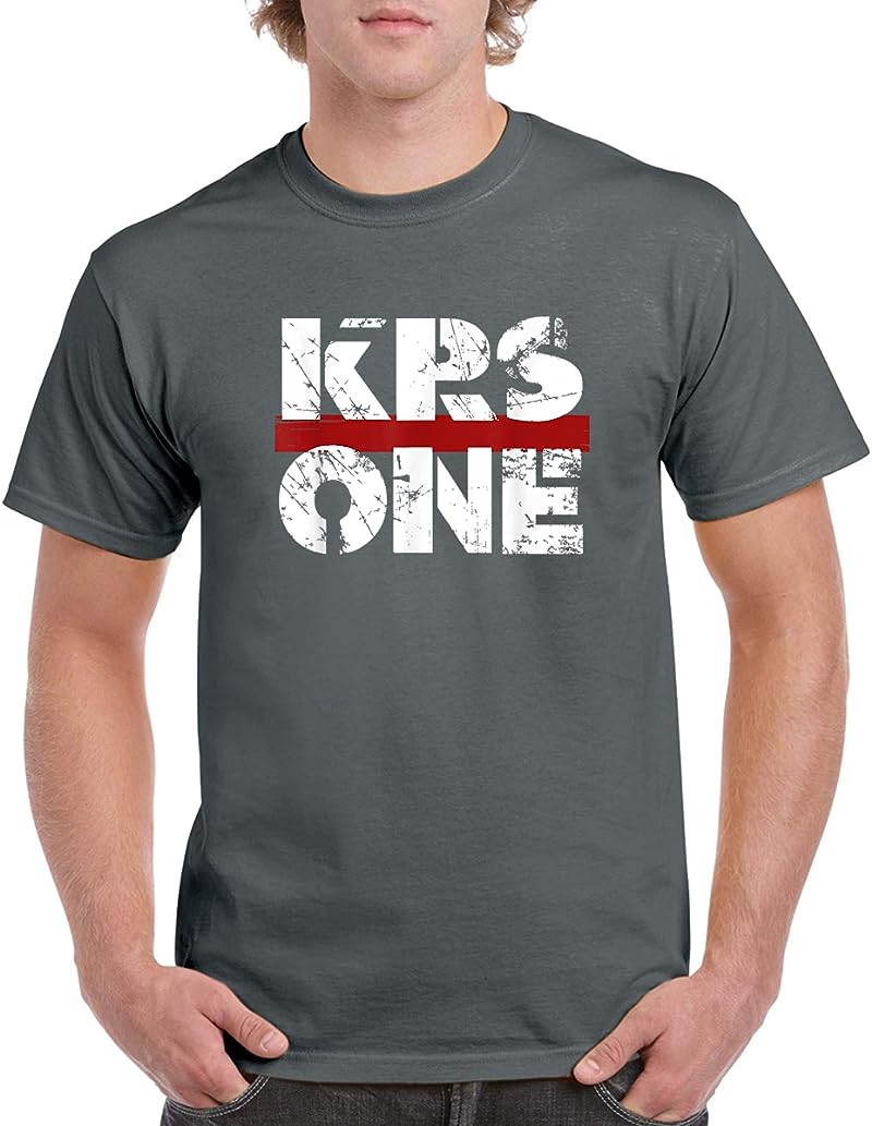 Blastmaster Krs One Graphic Cool Texts T Shirts Charcoal