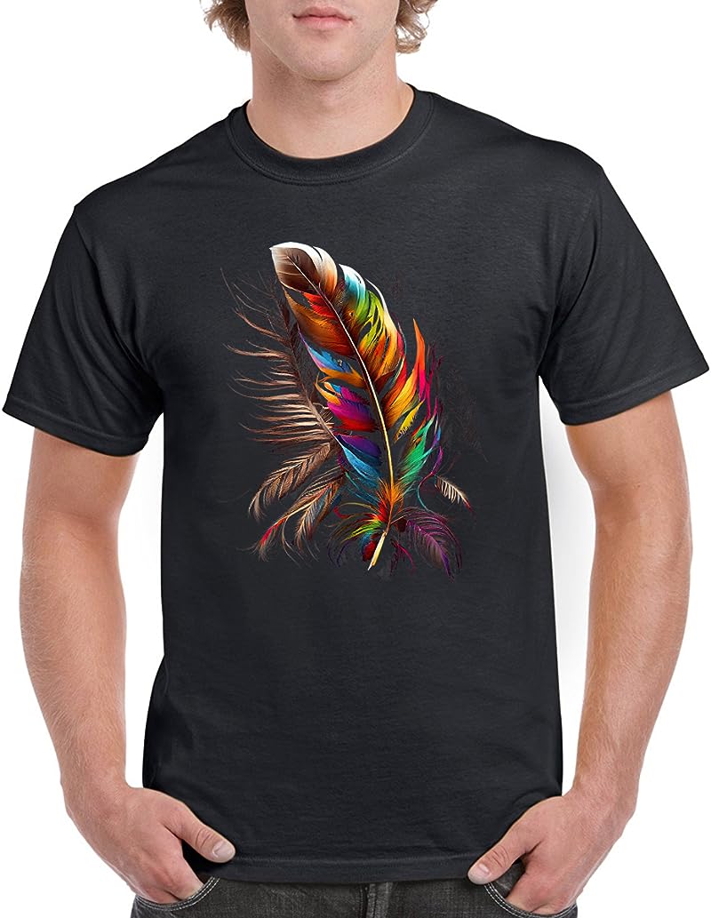 Feather Southwest Native American Indian Tribal Art Graphic T-Shirts ...