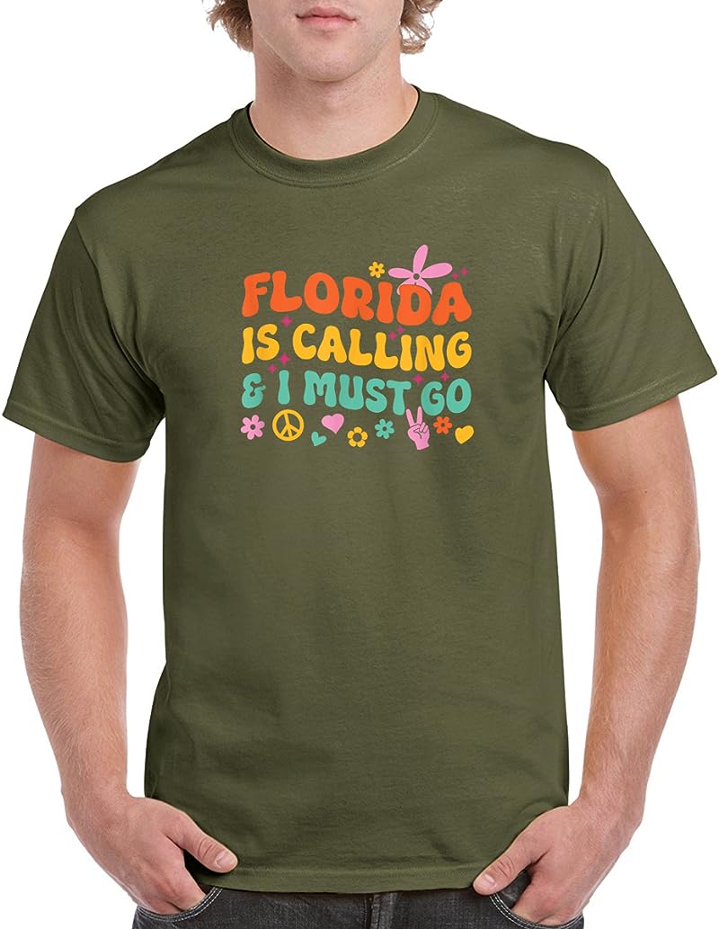 Florida T Shirts Military Green