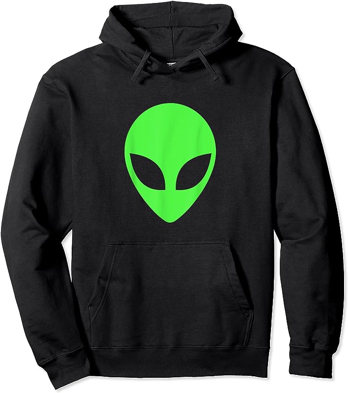 Green Alien Head Apparel 90s Style Clothing Funny Alien T Shirts - Tees ...