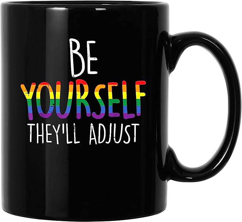 LGBTQ Rainbow Flag Gay Pride Ally T-Shirts - Be Yourself, They'll ...