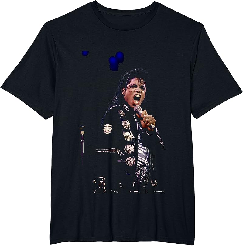Michael Jackson Live California Bad Tour By Michael Grecco T-Shirt