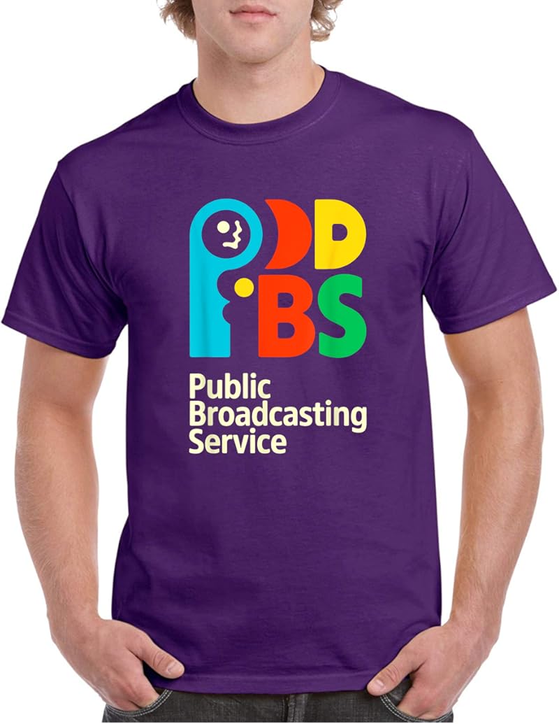 Protect PBS Save Public Broadcasting Service 80S Nostalgia T-Shirt Purple