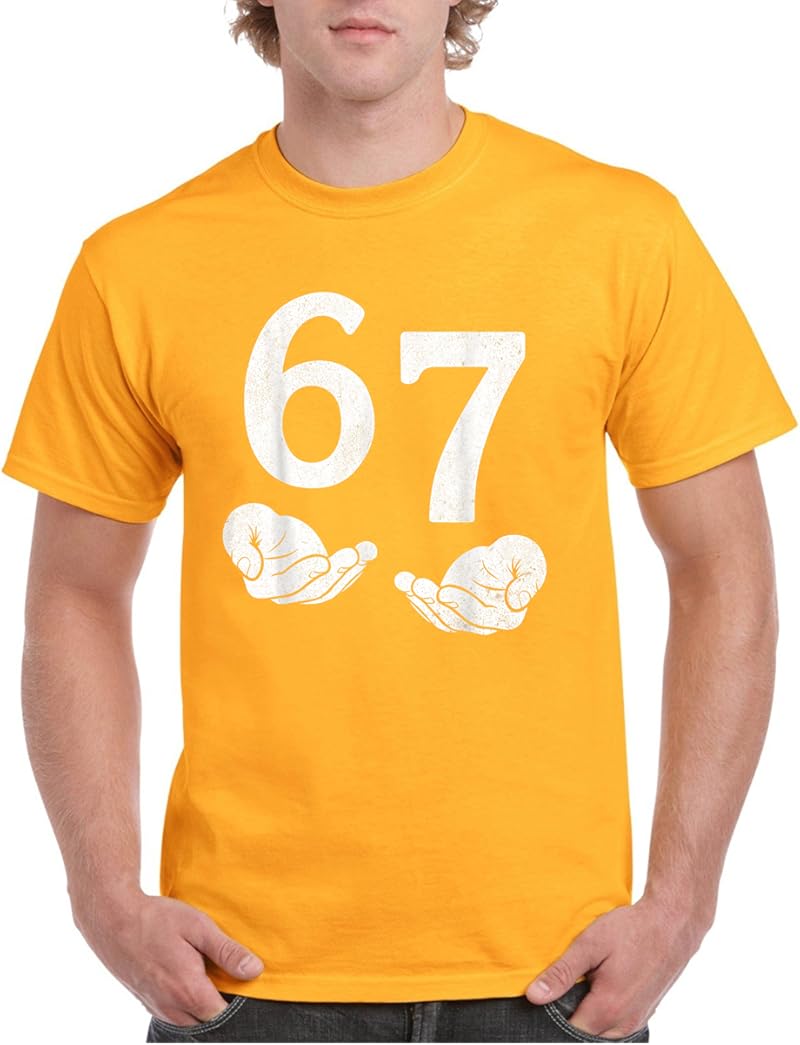 Fun Six Seven 6 7 Funny 67 Gen Alpha Slang 6-7 Meme School T-Shirt ...
