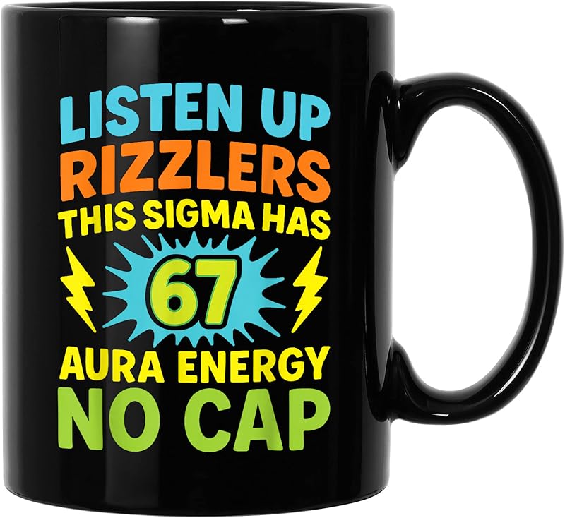 Listen Up Rizzlers This Sigma Has 67 Aura Energy Six Seven T-Shirt ...
