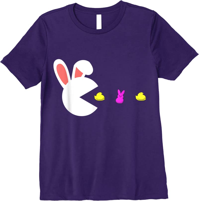 Cheap Easter Funny Cute Easter Video Gamer T Shirts Purple