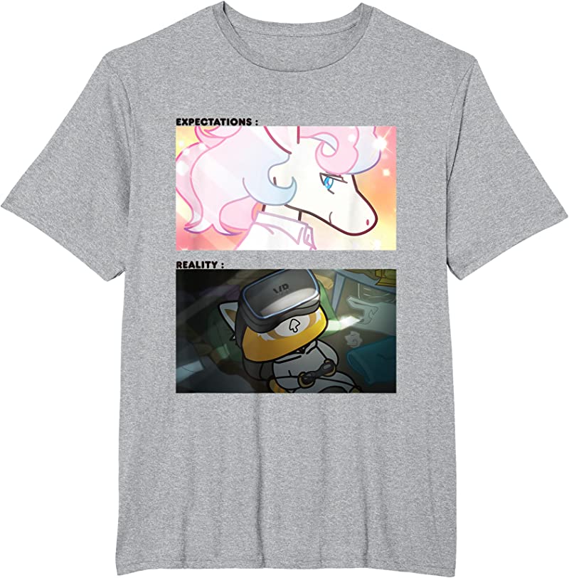 Clearance Aggretsuko Seiya Expectations Retsuko Realities T Shirts ...