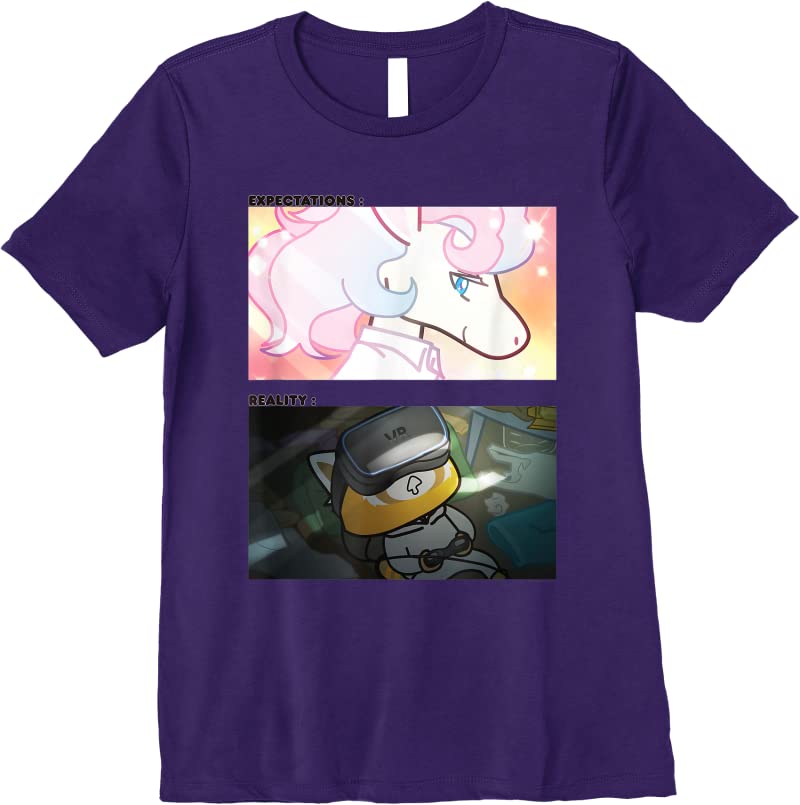 Clearance Aggretsuko Seiya Expectations Retsuko Realities T Shirts ...