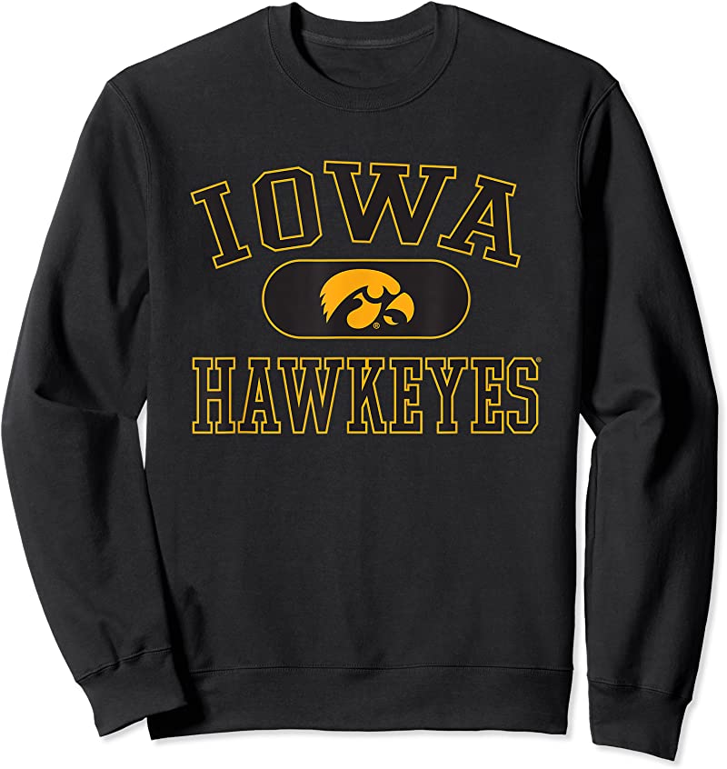 Iowa Hawkeyes Primary Logo T-Shirt – Unisex, Licensed By UGP Campus Apparel