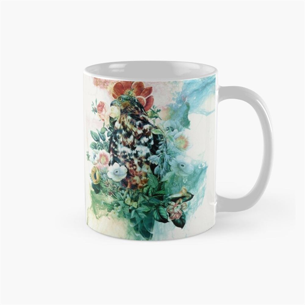 Bird In Flowers Coffee Mug 11oz 15oz Bird In Flowers Coffee Mug 11oz 15oz