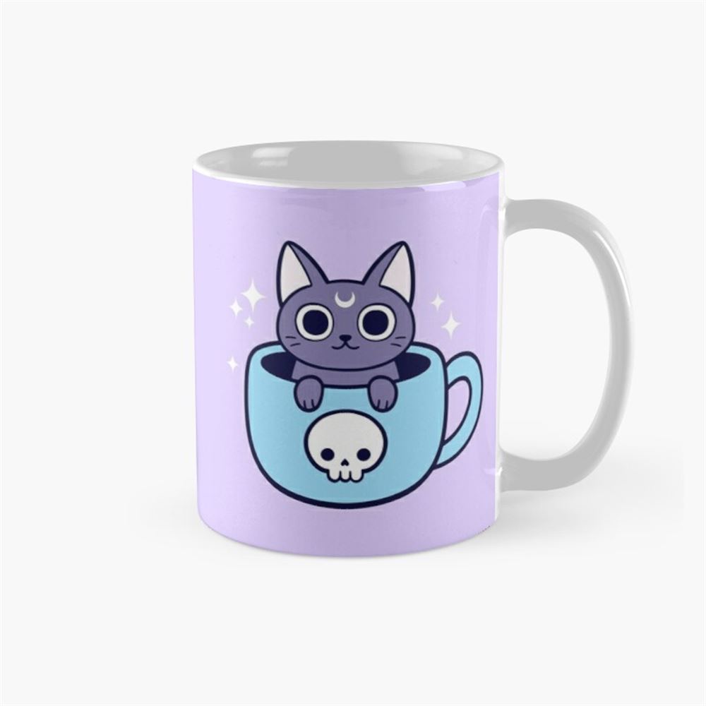 Black Magic Tea Coffee Cat Nikury Coffee Mug 11oz 15oz Black Magic Tea Coffee Cat Nikury Coffee Mug 11oz 15oz