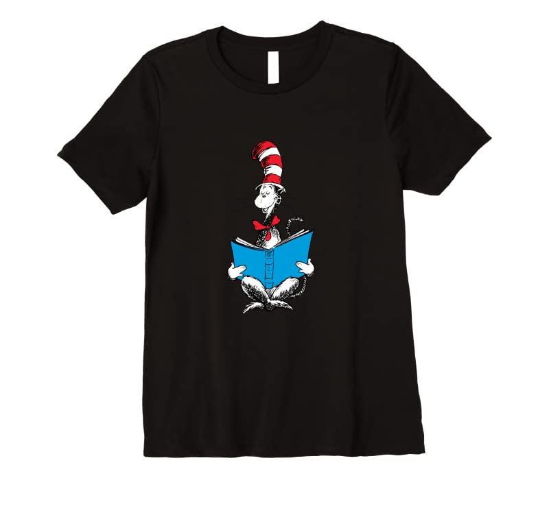 Shop Dr. Seuss Reading Cat T Shirts Sweatshirt Shop Dr. Seuss Reading Cat T Shirts Sweatshirt