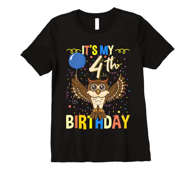 Trending Its My 4th Birthday Owl Bird T Shirts Trending Its My 4th Birthday Owl Bird T Shirts