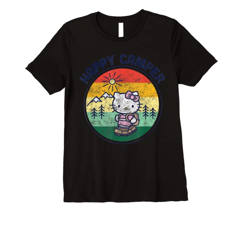 Trends Hello Kitty Happy Camper T Shirts Trends Hello Kitty Happy Camper T Shirts